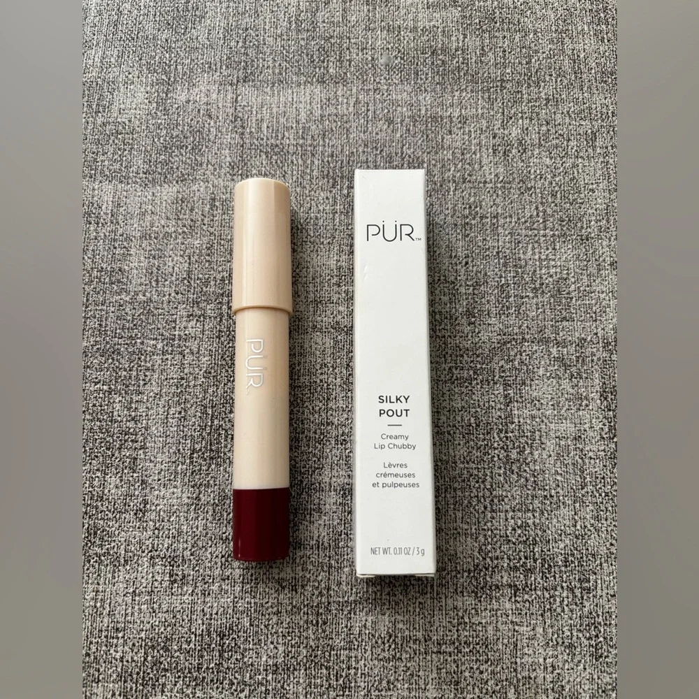 5 items x $25 PÜR COSMETICS Silky Pout Creamy Lip Chubby ( Sugar plum) NWT
